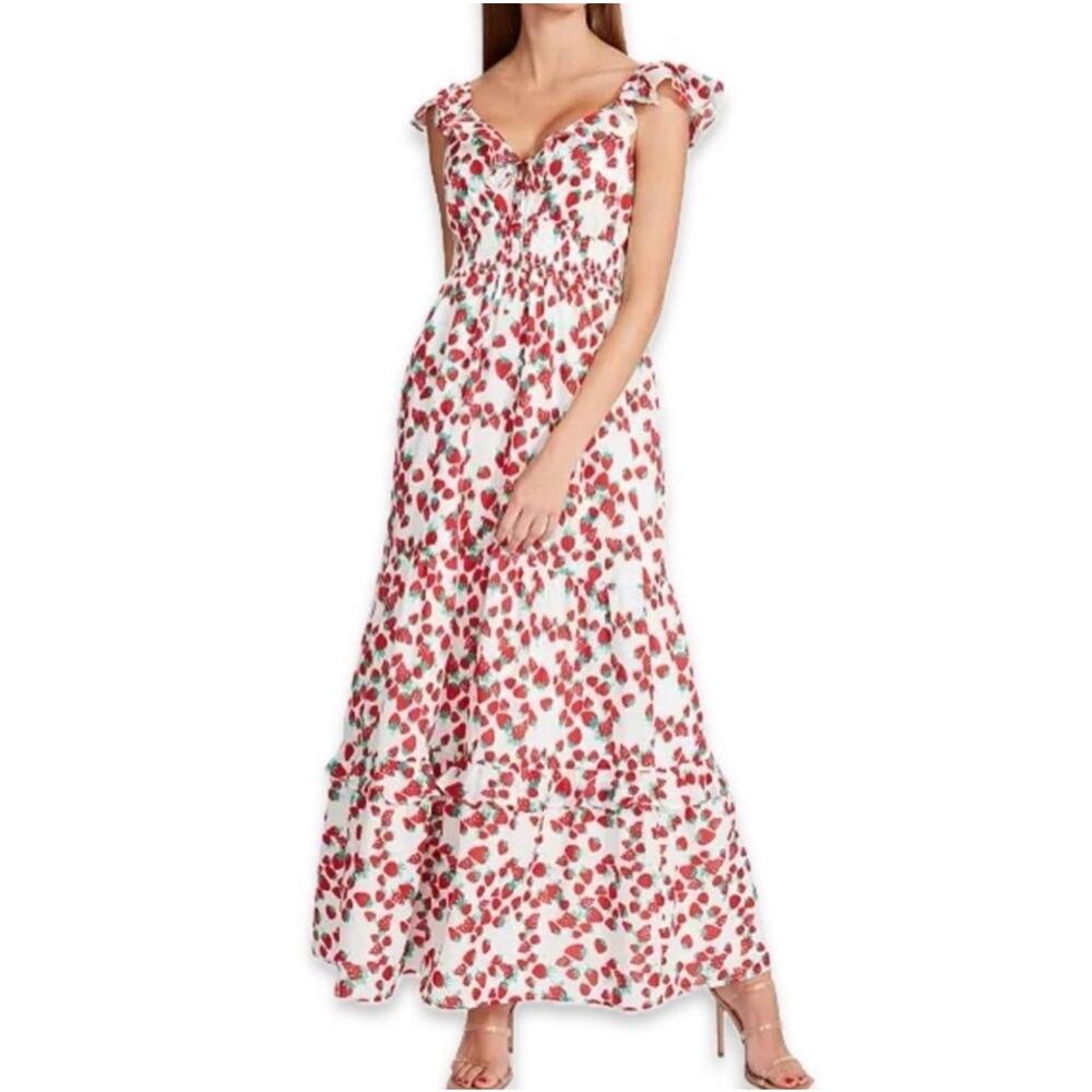 Betsey Johnson Women's Strawberry Fruit Dress S BRAND NEW
